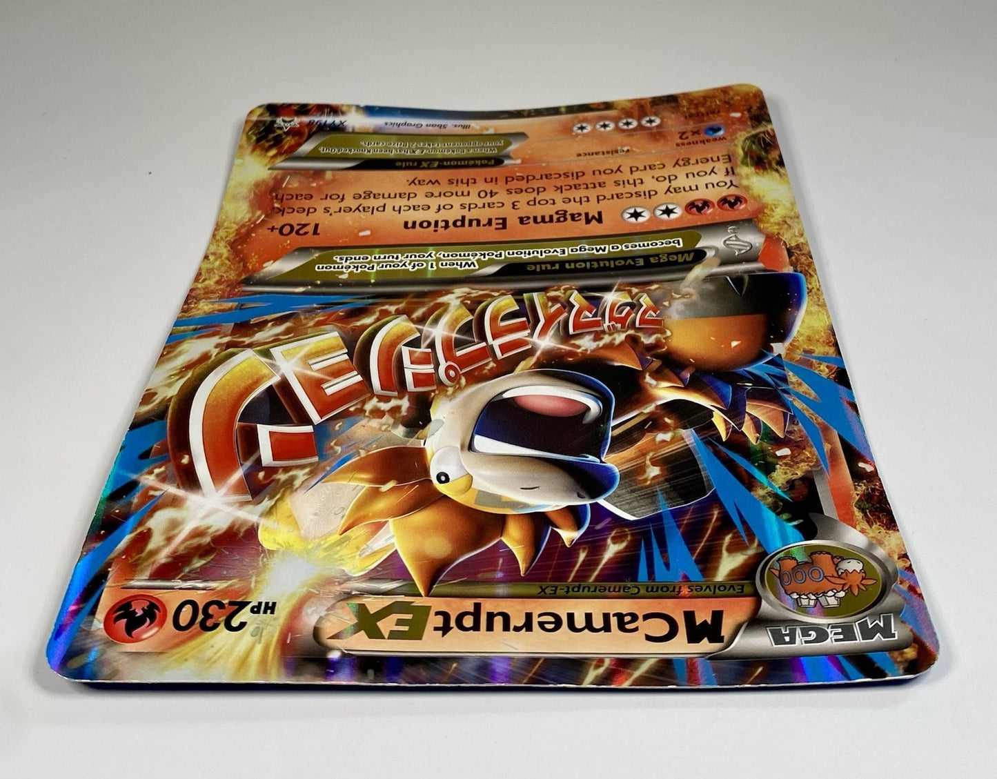 M Sharpedo EX XY200 & M Camerupt Ex XY198 Bundle Oversized Jumbo Promo Cards MP