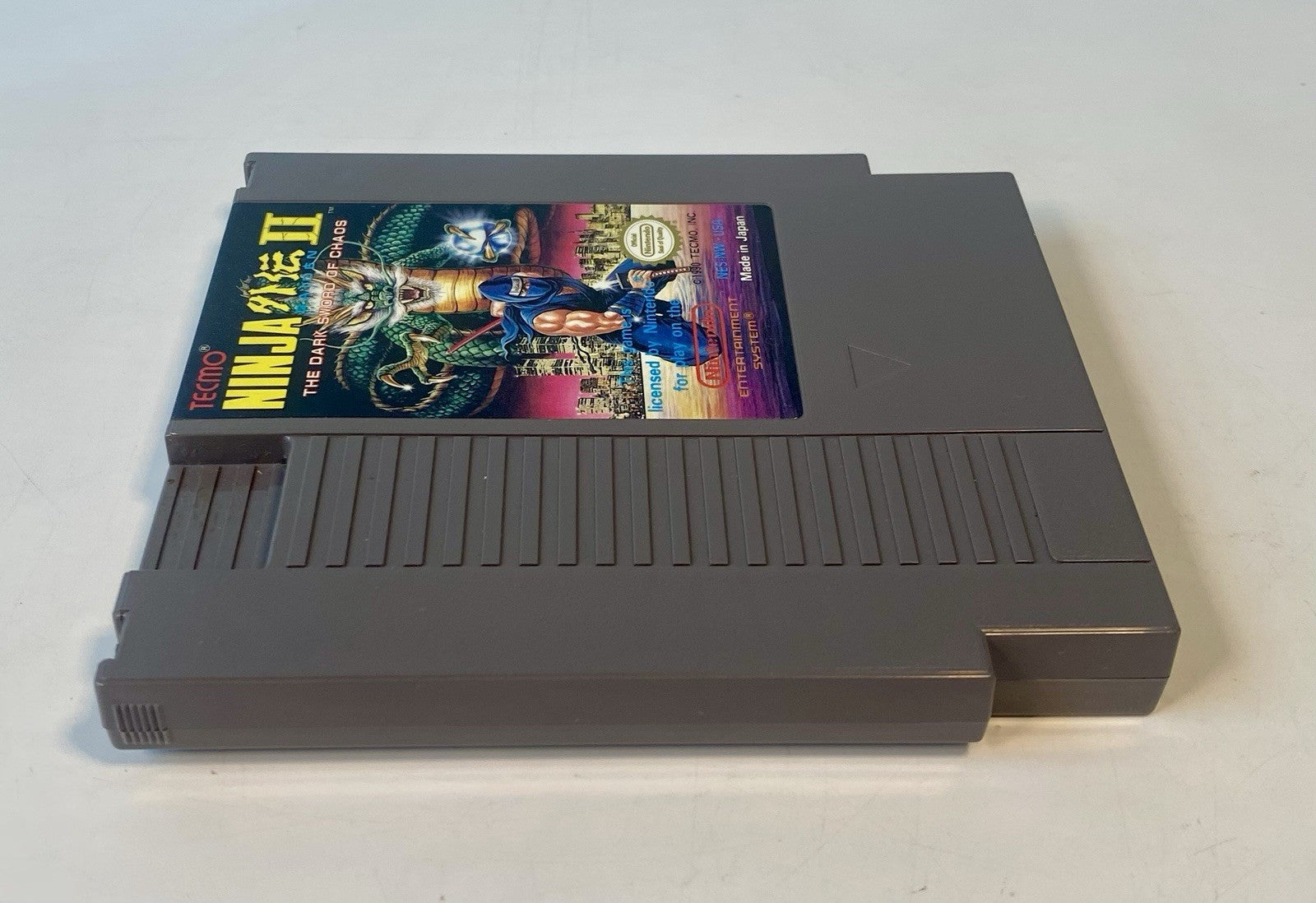 Ninja Gaiden II 2 The Dark Sword of Chaos Nintendo NES Complete in Box CIB Works