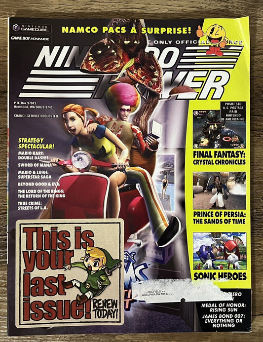 Nintendo Power Magazine Vol 176 Feb 2004 Sims Bustin' Out With Poster