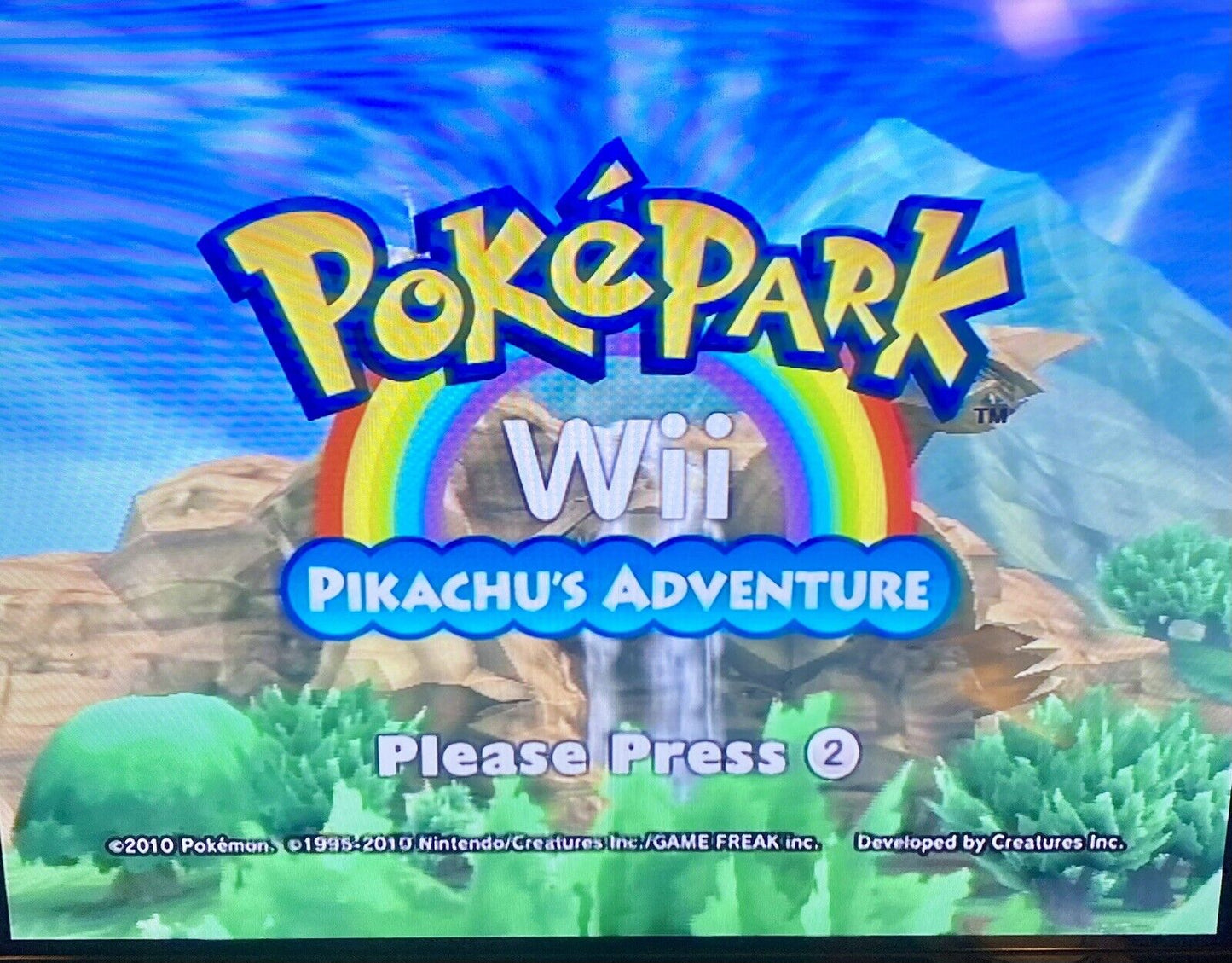 PokéPark Wii: Pikachu's Adventure (Nintendo Wii, 2010)  CIB W/ Manual & Inserts