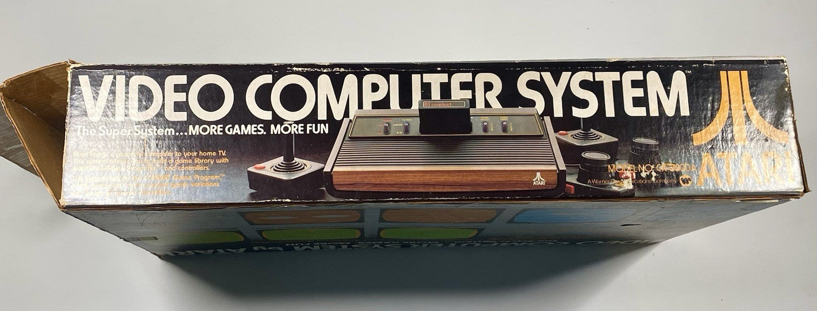 Atari 2600 Console CIB W/ Joysticks, Paddles, Manual, Combat Game & More! Tested