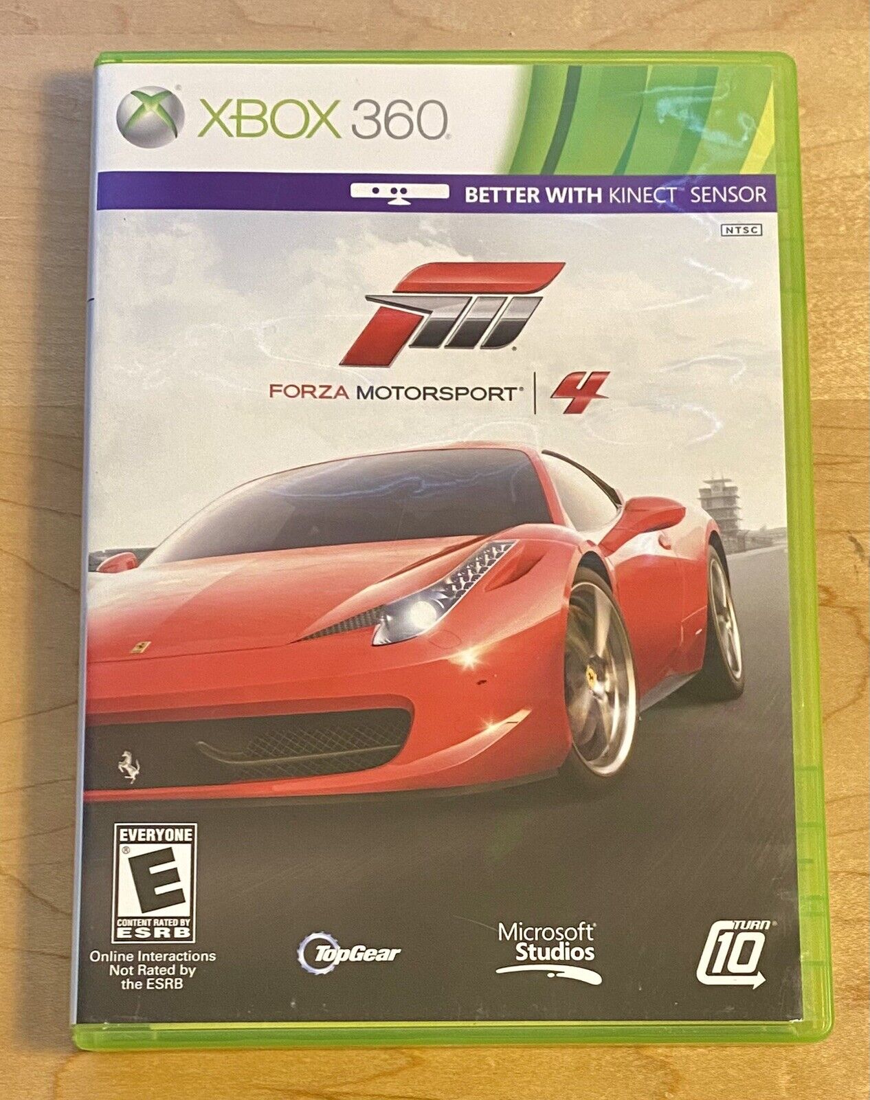 Forza Motorsport 4 (Microsoft Xbox 360, 2011) CIB W/ Manual & Insert, Tested