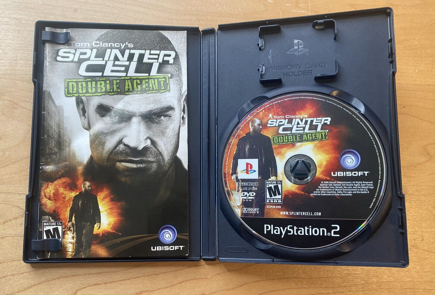 Tom Clancy's Splinter Cell: Double Agent (Sony PlayStation 2 PS2, 2006) CIB