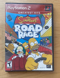 The Simpsons: Road Rage (Sony PlayStation 2 PS2, 2001) CIB W/Manual & Reg Card