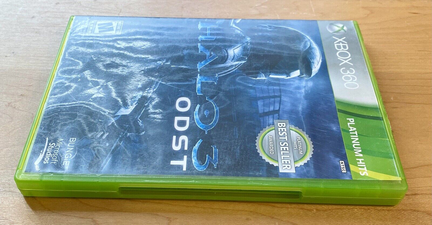 Halo 3 ODST (Microsoft Xbox 360, 2009) CIB  w/ Manual, Authentic & Tested