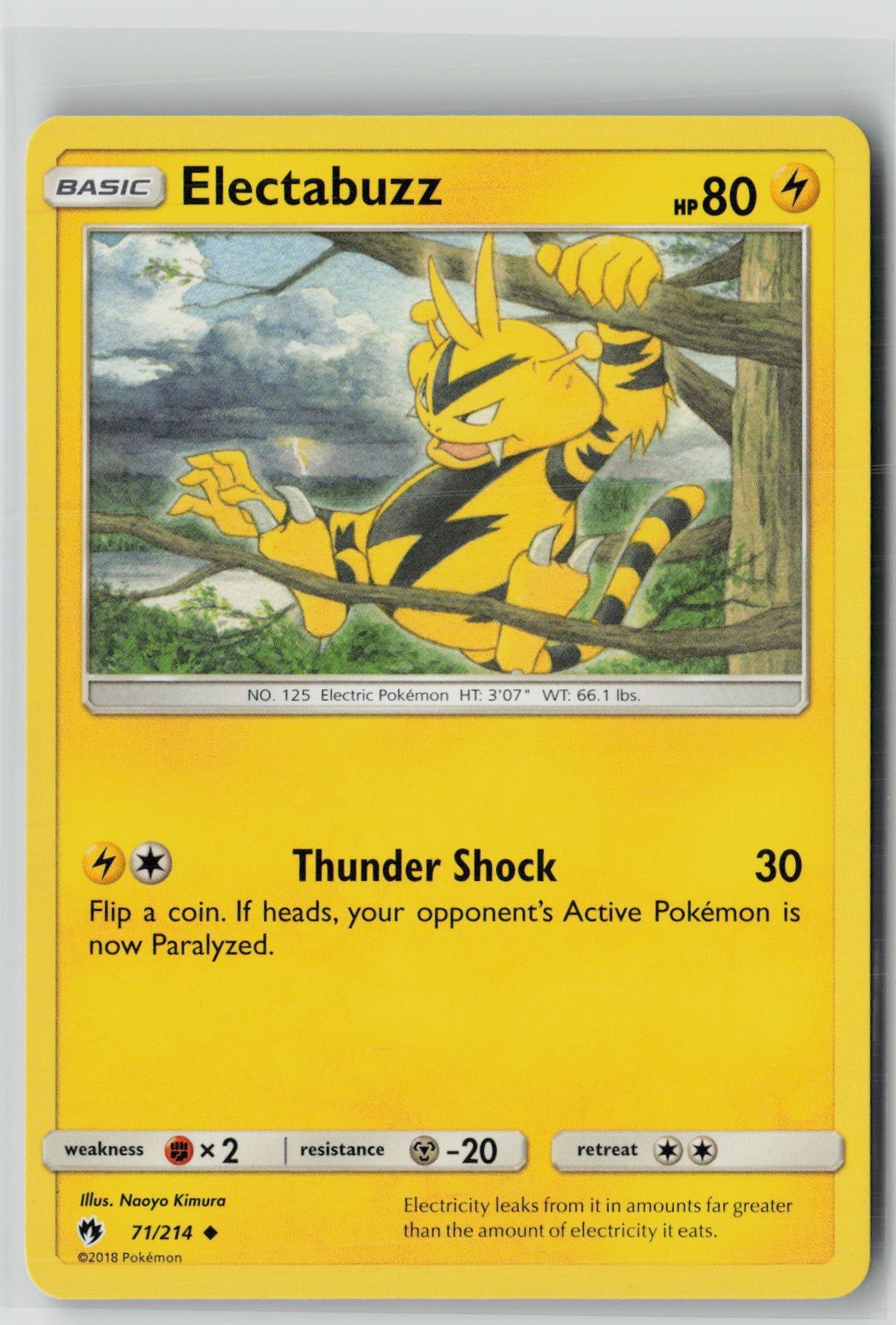 Electabuzz (SM - Lost Thunder 71/214) NM