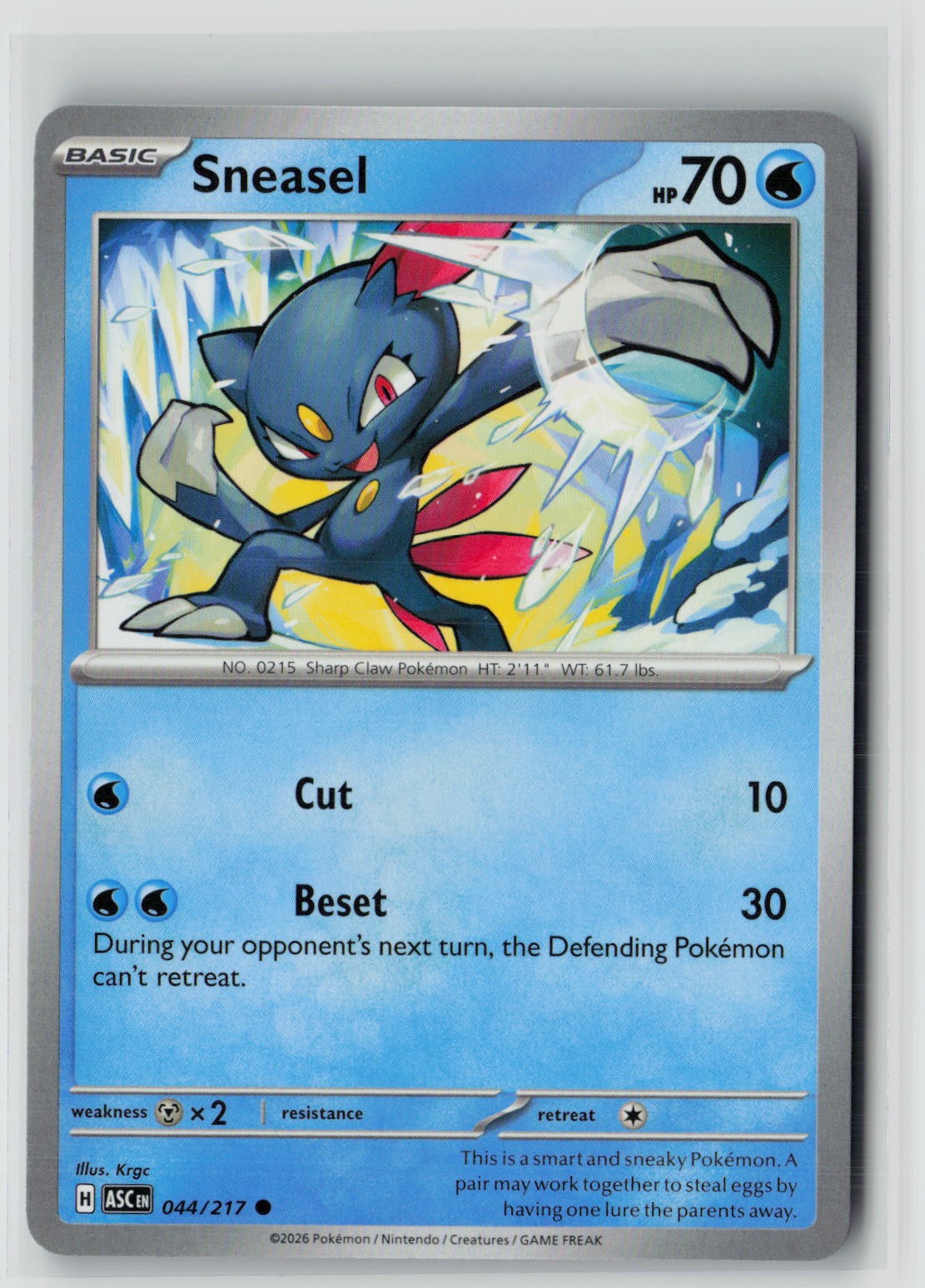 Sneasel (ME: Ascended Heroes 044/217) NM