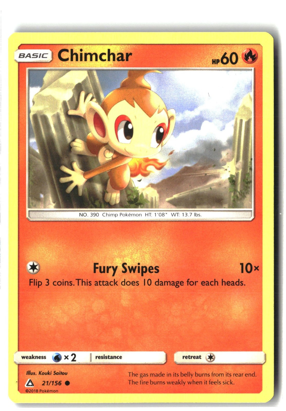 Chimchar (21) (SM - Ultra Prism 21/156) NM