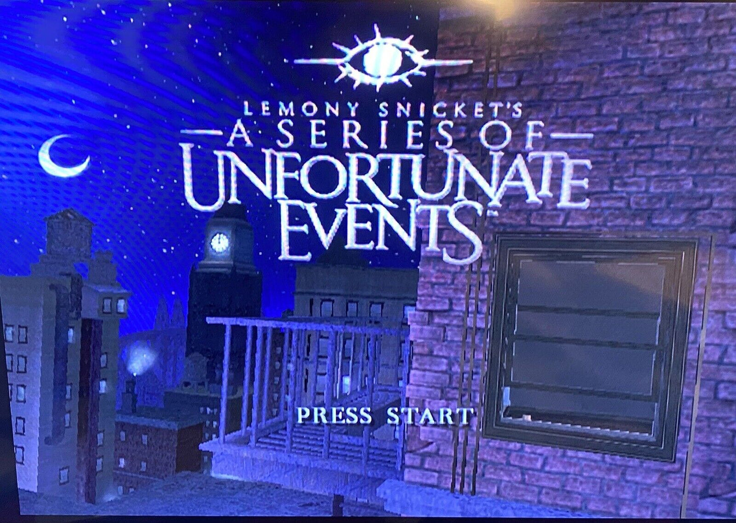 Lemony Snickets A Series of Unfortunate Events PlayStation 2 CIB Ticket, Manual