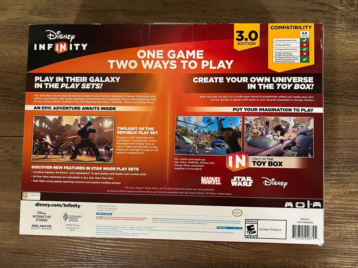 Disney Infinity 3.0 Edition Starter Pack - Wii U Sealed!