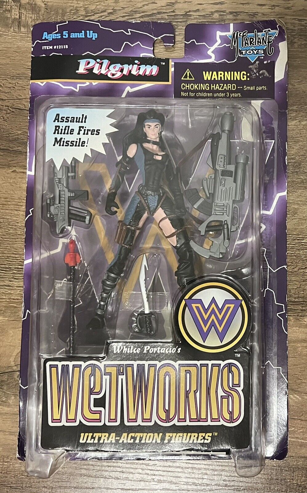 Todd Mcfarlane Toys Whilce Portacio's Wetworks Pilgrim Action Figure