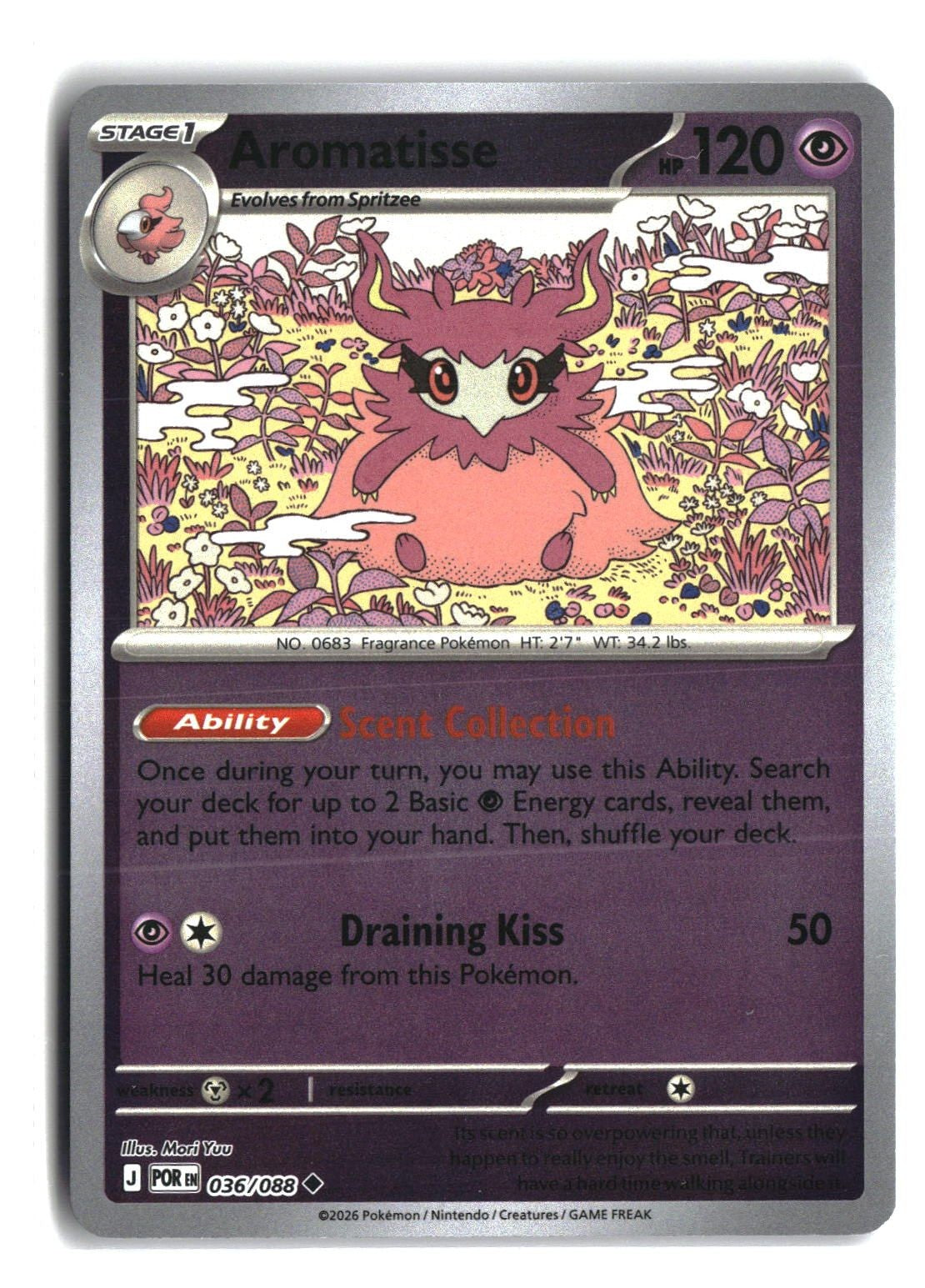 Aromatisse Reverse Holofoil NM (Perfect Order 036/088)