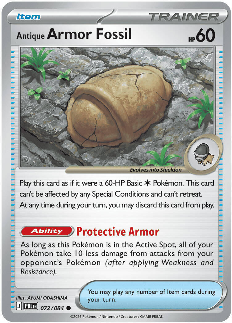 Antique Armor Fossil [PBL - 072/084]