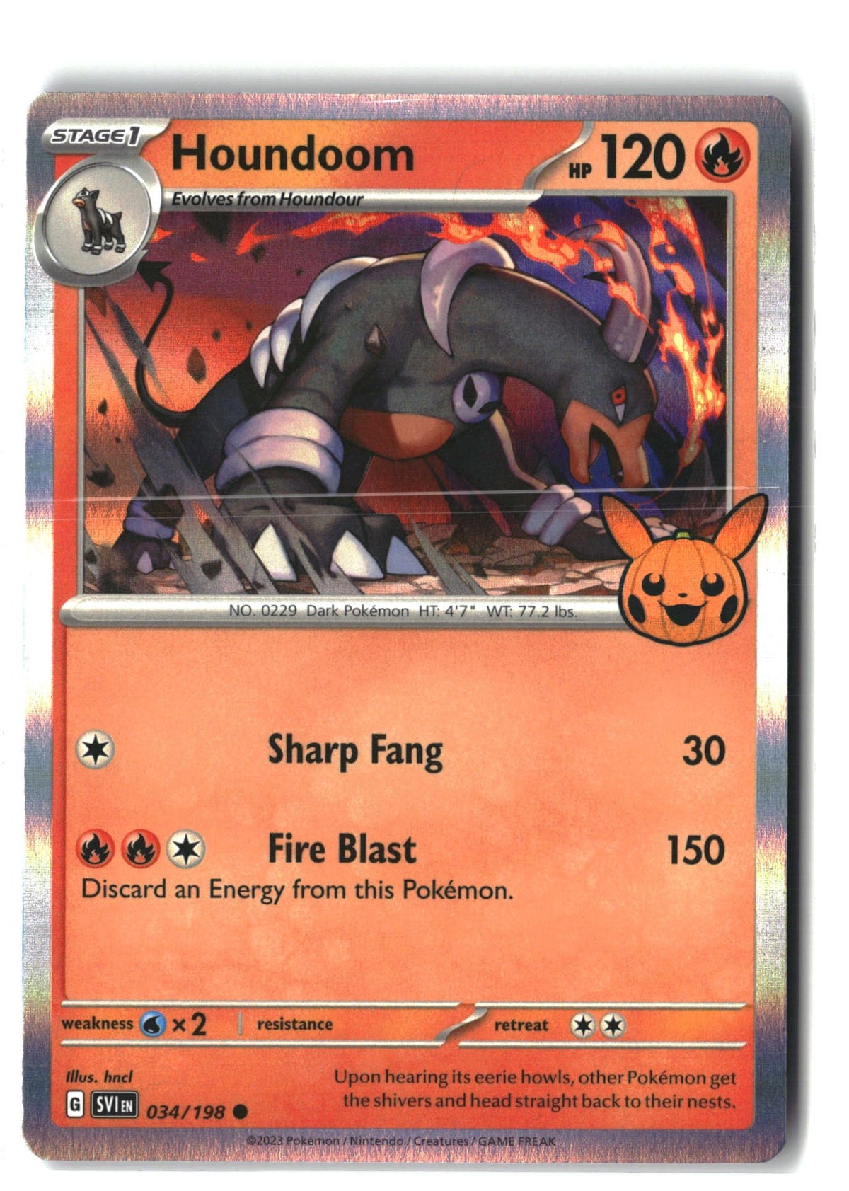 Houndoom TTBB23 Holofoil NM