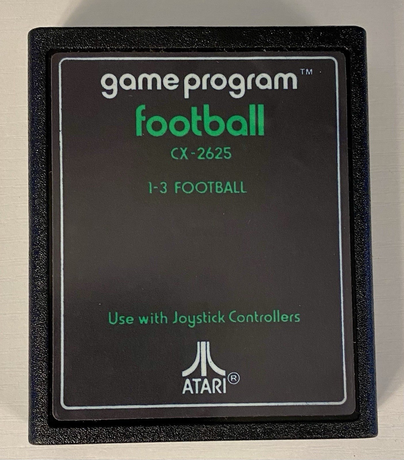Football (Atari 2600, 1978) CIB W/ Cartridge, Manual & Box. Tested & Working