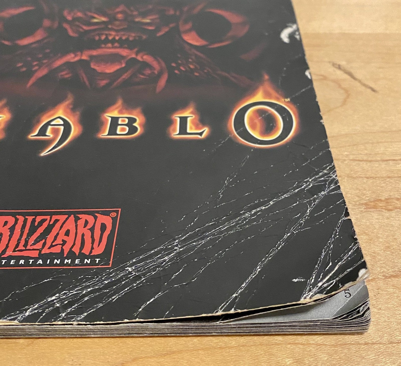 Diablo 1 Big Box Blizzard PC Game - Instruction Manual Only Vintage
