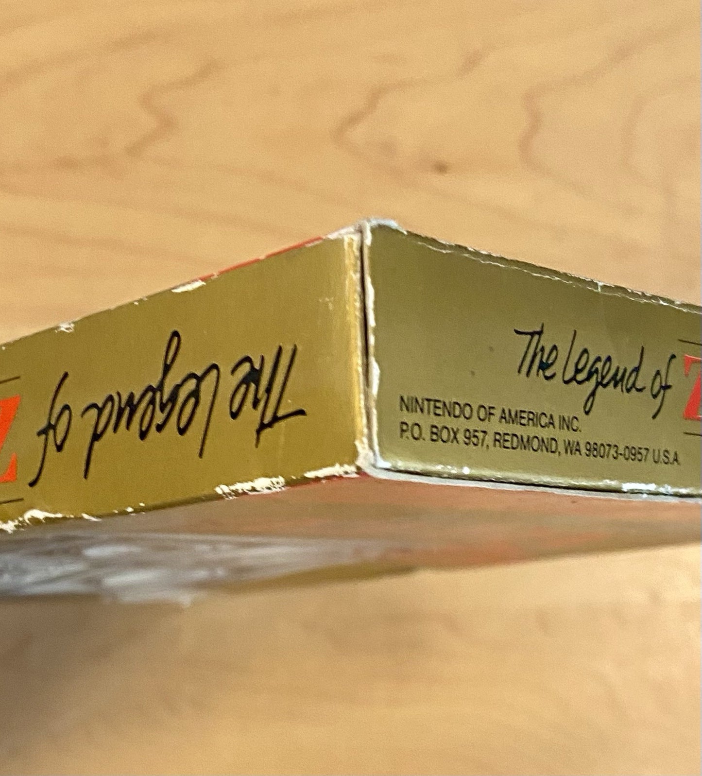 The Legend of Zelda Grey Cartridge (Nintendo NES, 1987) In Box, No Manual Or Map
