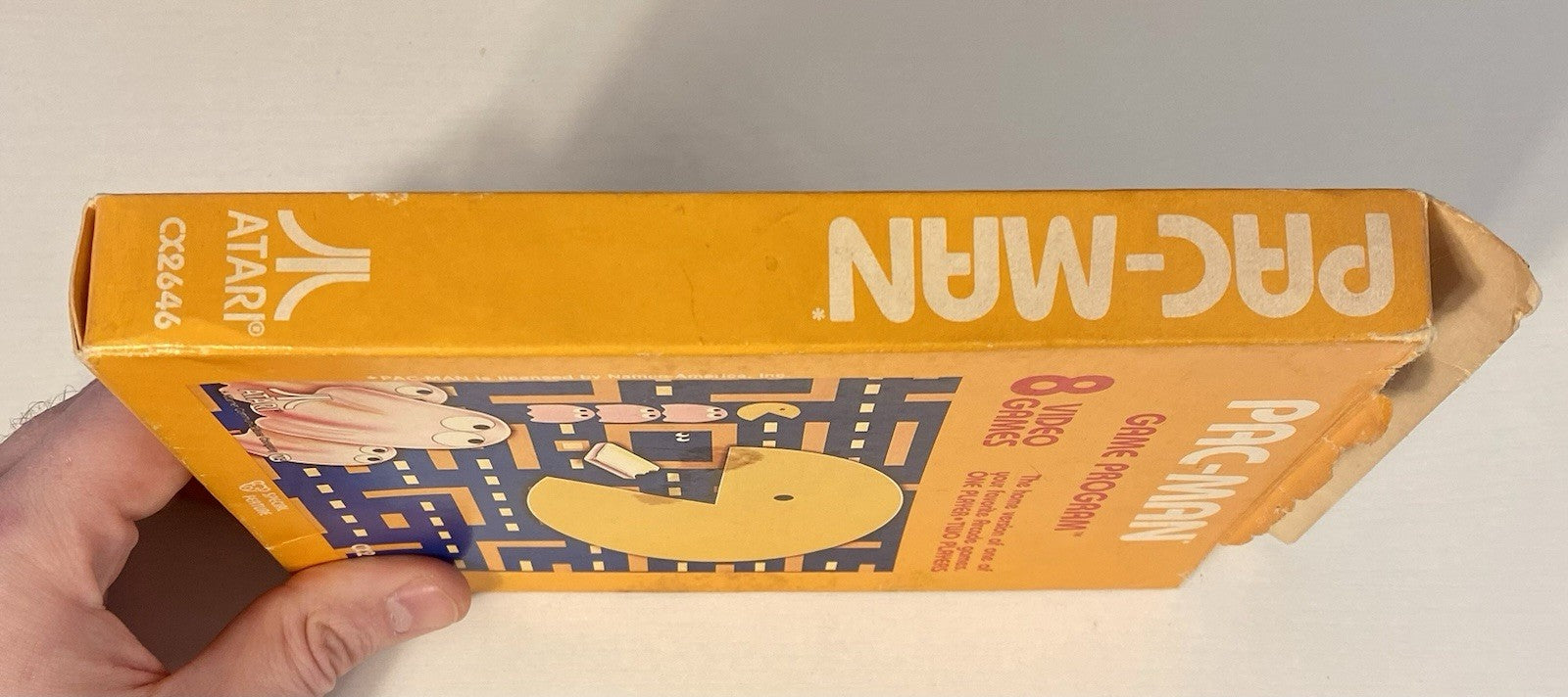 Pac-Man (Atari 2600) CUB W/ Manual, Authentic, Tested & Working