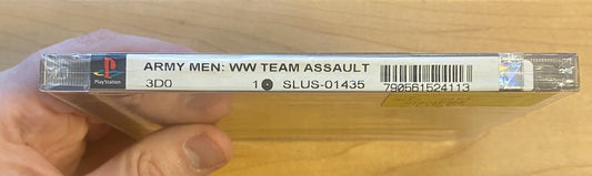 Army Men World War: Team Assault (Sony PlayStation 1, 2001) PS1 Factory Sealed