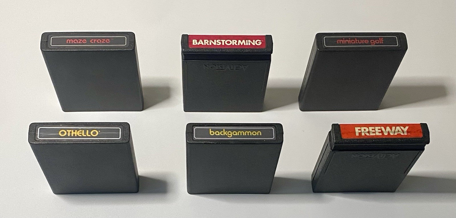 Atari 2600 Game Lot Of 6 Video Game Carts & Manuals, Retro Classic Bundle Tested