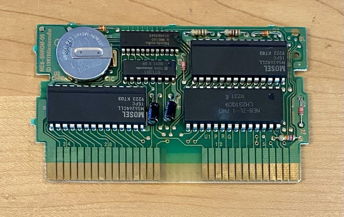 The Legend of Zelda Grey Cartridge (Nintendo NES, 1987) In Box, No Manual Or Map