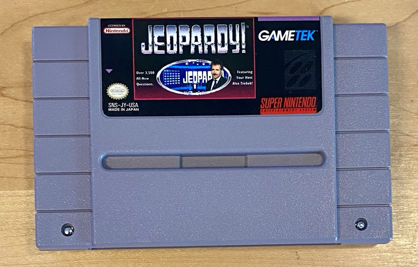 Jeopardy! (Super Nintendo Entertainment System) SNES CIB W/ Box, Cart & Manual