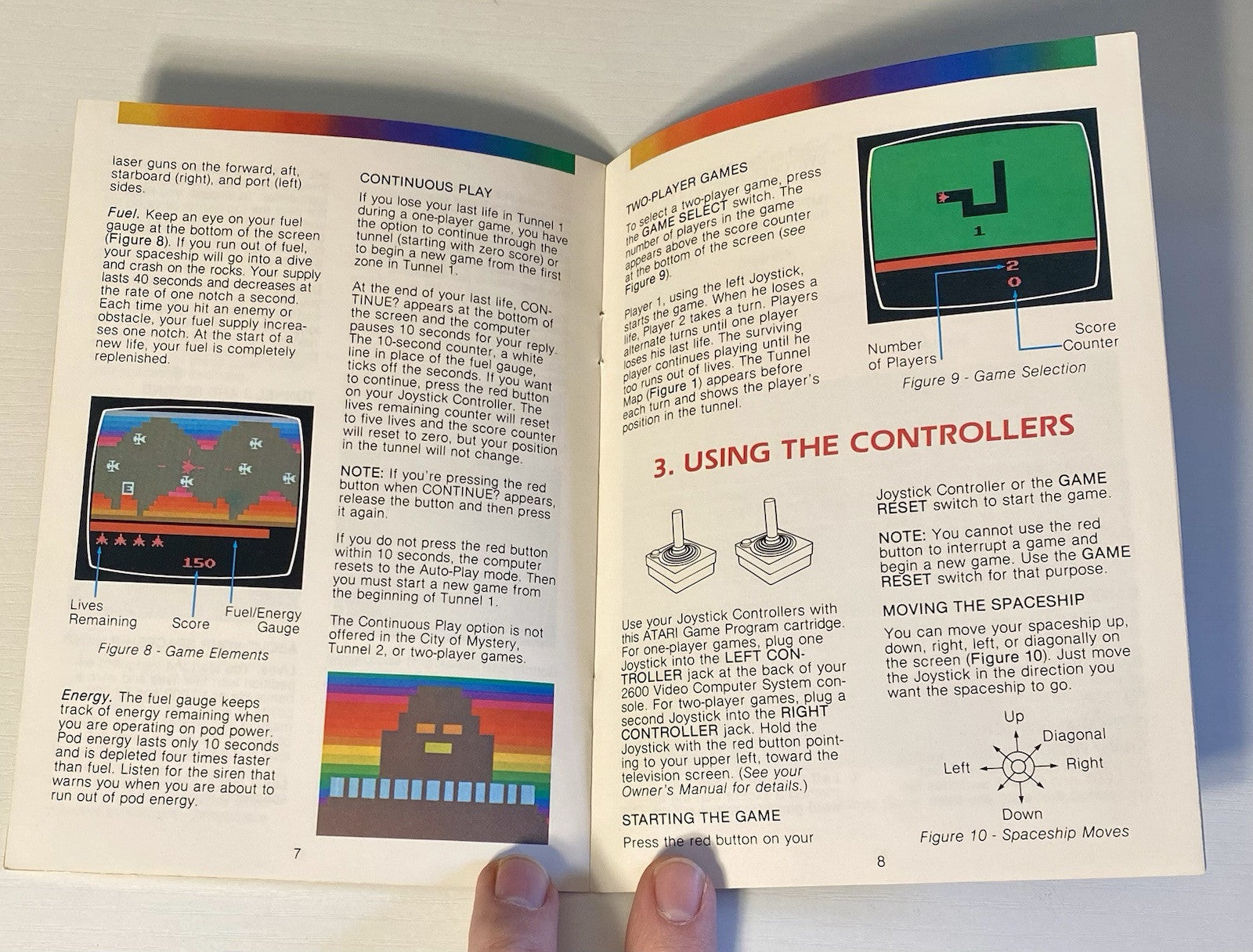 Vanguard (Atari 2600, 1982) Tested and Working, Manual Included