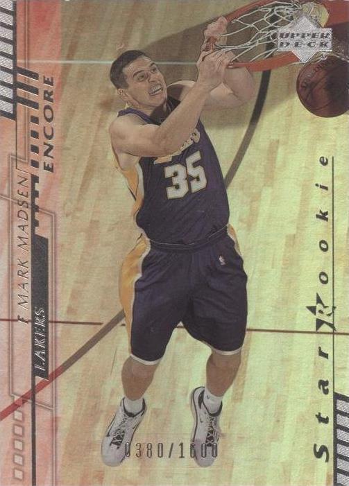 2000 Upper Deck Encore Star /1600 Mark Madsen #159 SGC 92 NM/MT+ 8.5 Rookie RC
