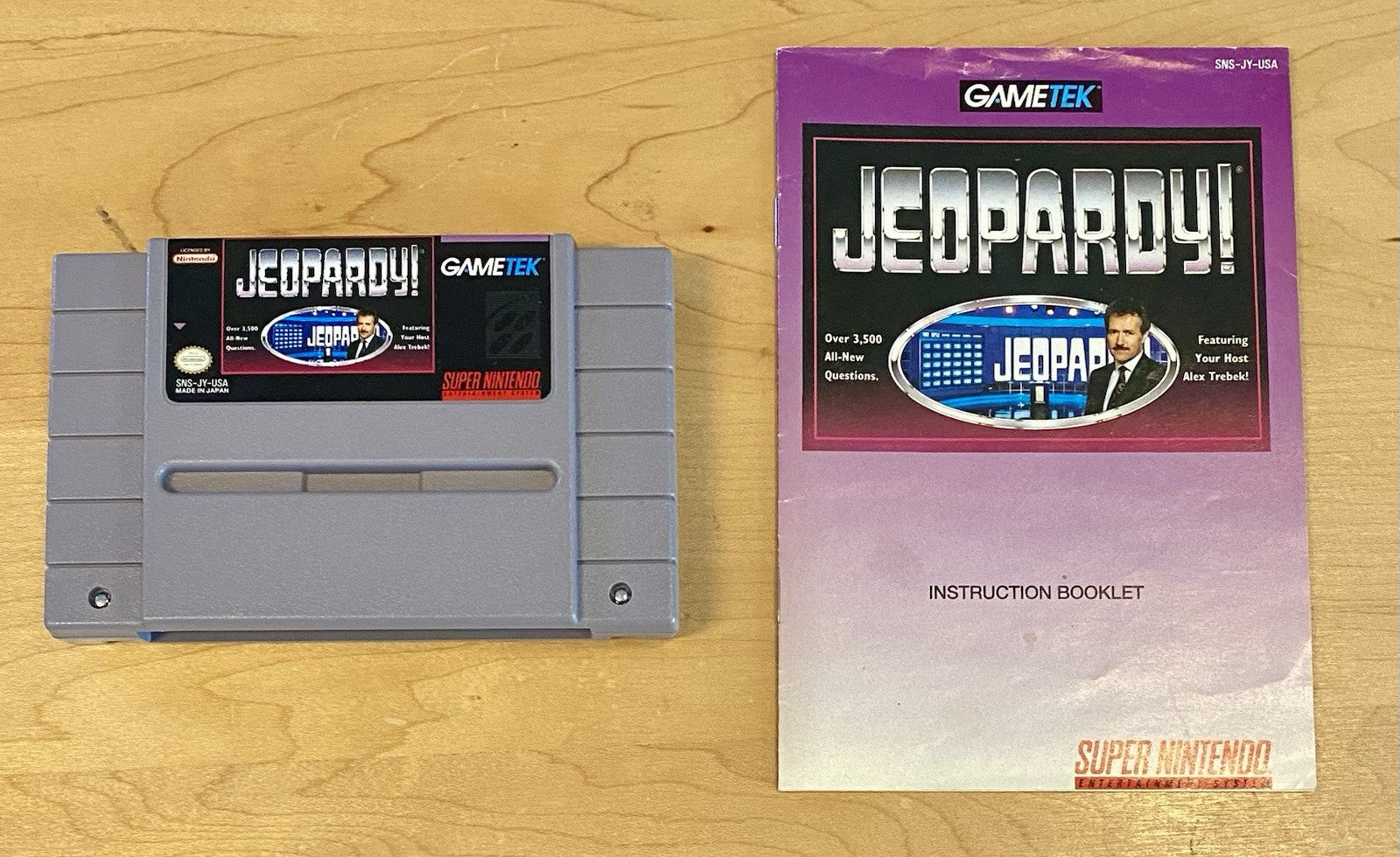 Jeopardy! (Super Nintendo Entertainment System) SNES CIB W/ Box, Cart & Manual