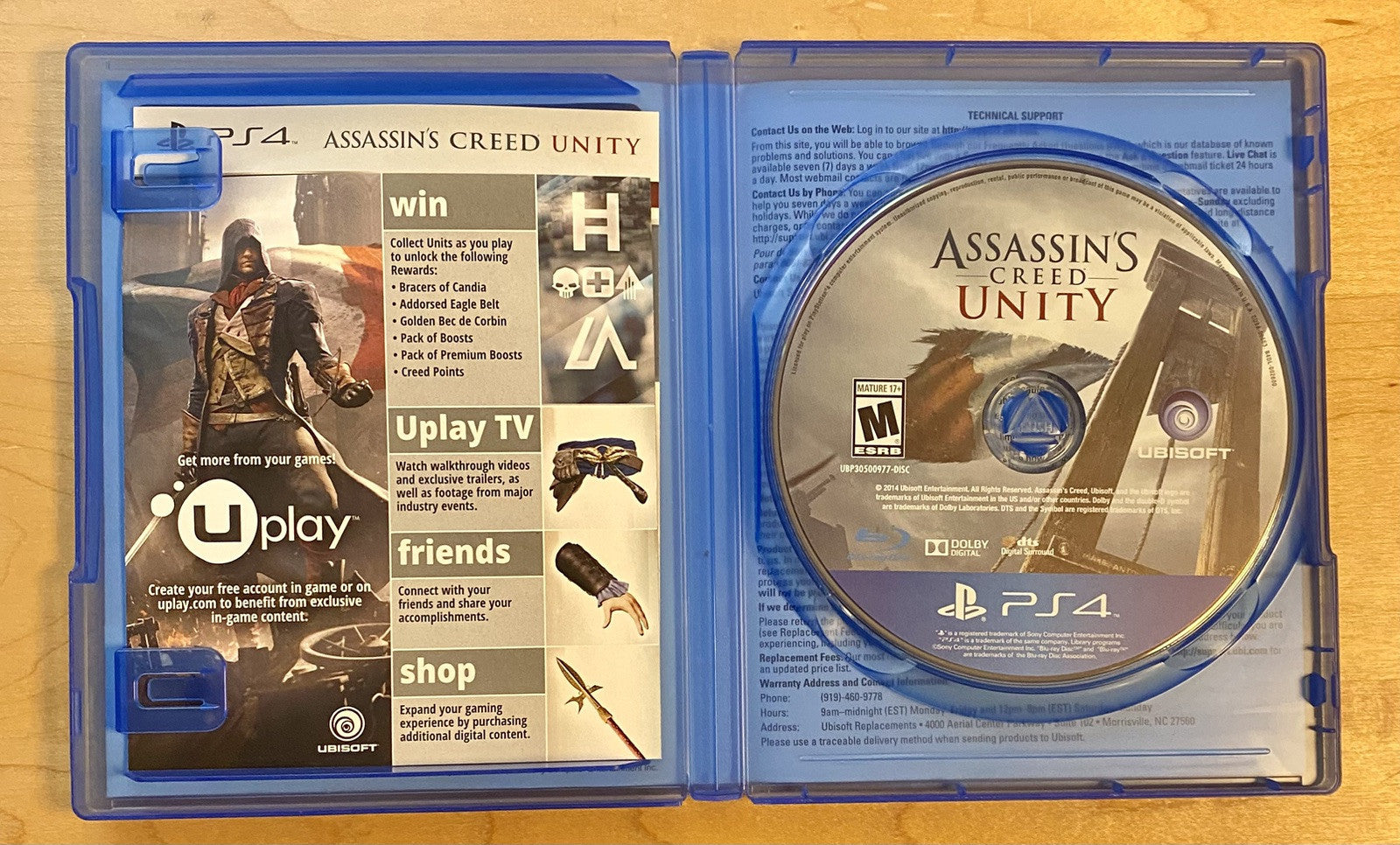 Assassins Creed Unity & Syndicate PS4 Bundle (PlayStation 4) Both CIB W/ Inserts