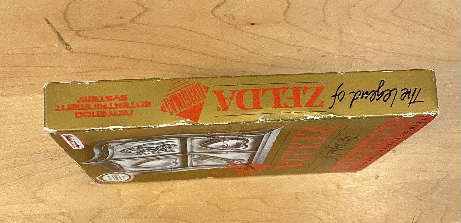 The Legend of Zelda Grey Cartridge (Nintendo NES, 1987) In Box, No Manual Or Map