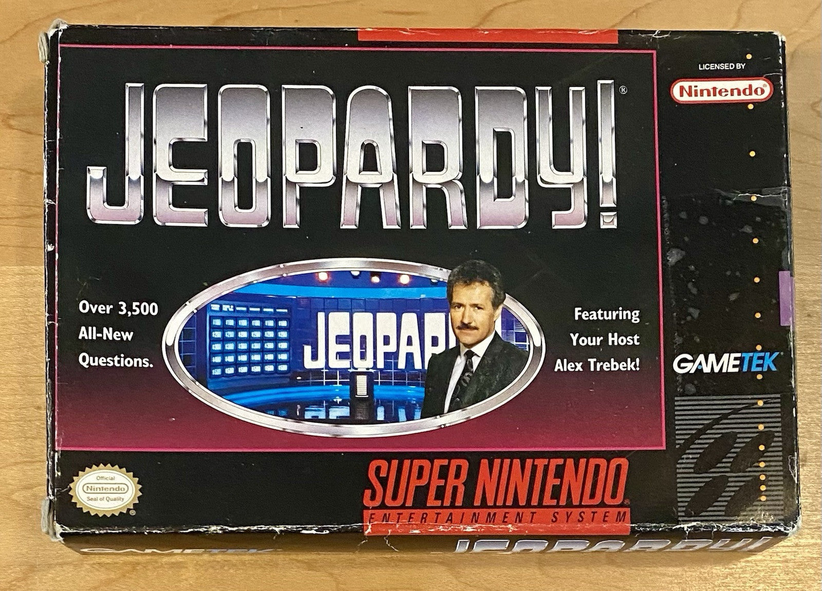 Jeopardy! (Super Nintendo Entertainment System) SNES CIB W/ Box, Cart & Manual