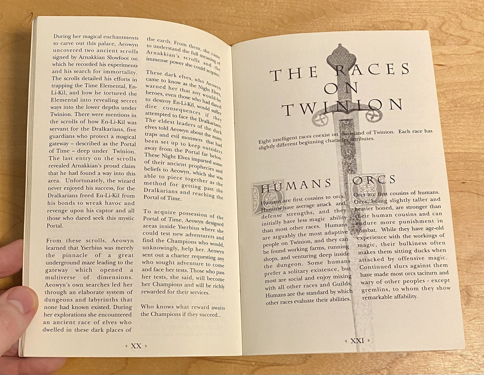 The Shadow of Yserbius 1993 Manual, Sierra On-Line, Inc.