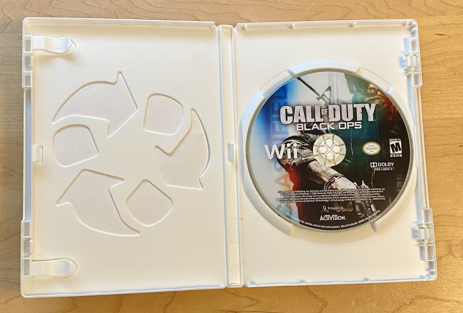 Call of Duty: Black Ops (Nintendo Wii, 2010) Authentic Tested & Works, No Manual