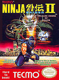 Ninja Gaiden II 2 The Dark Sword of Chaos Nintendo NES Complete in Box CIB Works