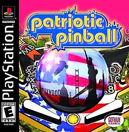 Patriotic Pinball (Sony PlayStation 1 2003) PS1, CIB W/ Manual, Tested Read Desc