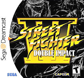 Street Fighter III: Double Impact Manual Only With Registration Card No Game